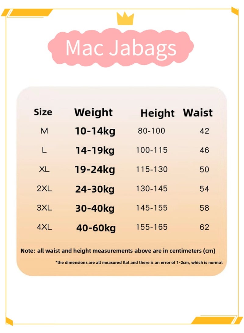 ماك جاباجز Mac Jabags المضادة للبكتيريا القطن الخالص الفئة A الملابس الداخلية الرسوم المتحركة رباعة الزوايا الملابس الداخلية الفتيات الزوايا المسطحة السراويل القصيرة الملابس الداخلية الأطفال - 4 ملابس - Image 2